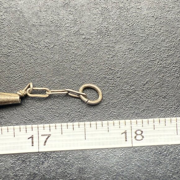 Vintage Multi-Strand Glass Bead Necklace With Sterling Silver Native American Co - Picture 5 of 9